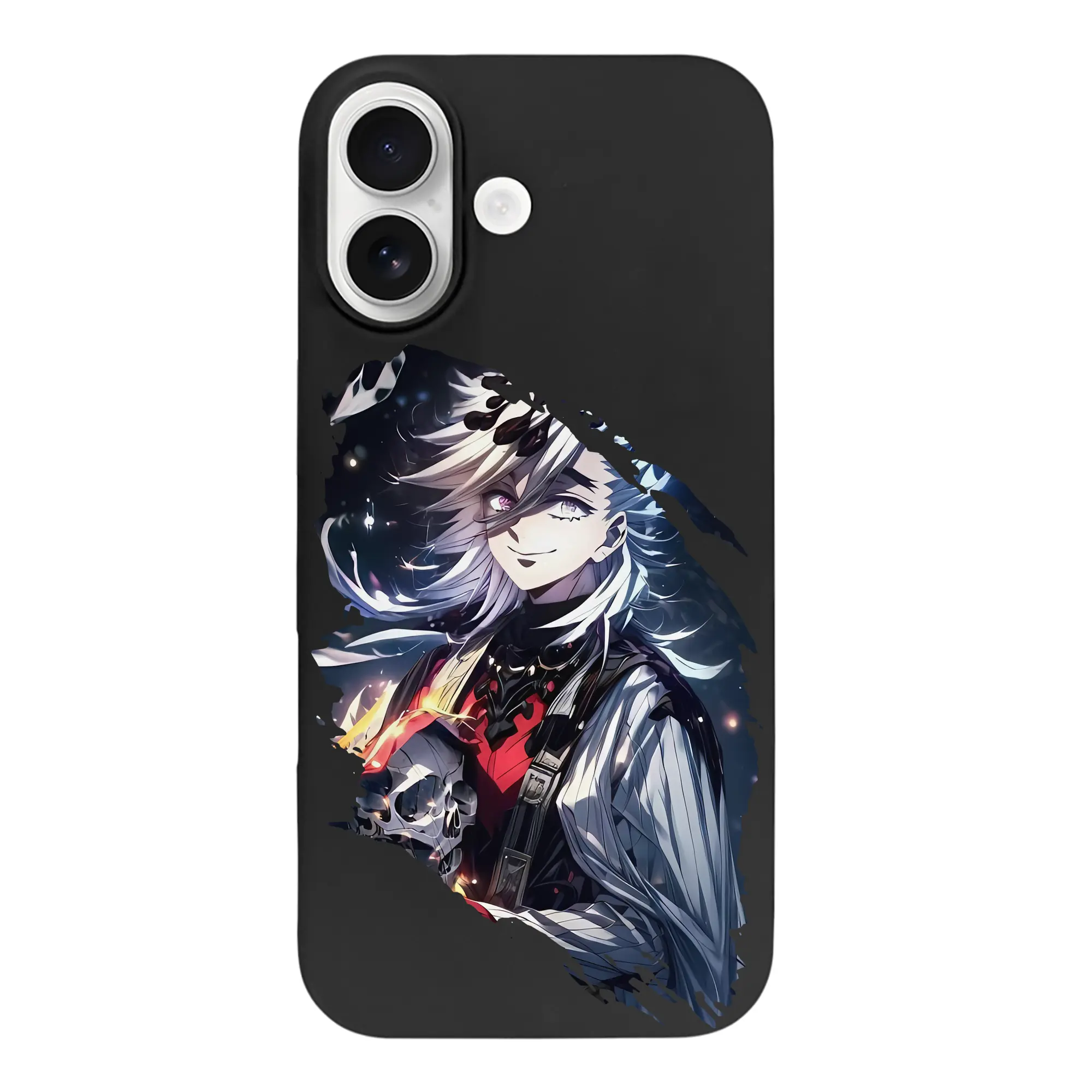 鬼滅の刃 グッズ,童磨 - iPhone 17 シリーズ シリコンケース 薄型 耐衝撃 指紋防止 ソフトタッチカバー 精密フィット 傷防止 保護ケース iPhone 17/17 Air/17 Pro/17 Pro Max 対応